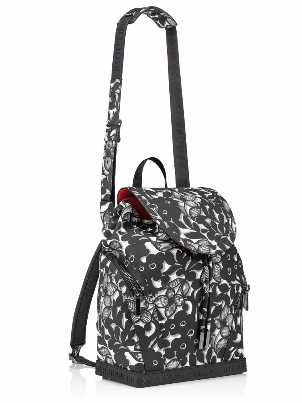 Christian Louboutin Explorafunk S Calf Gommato Petunia Black/White